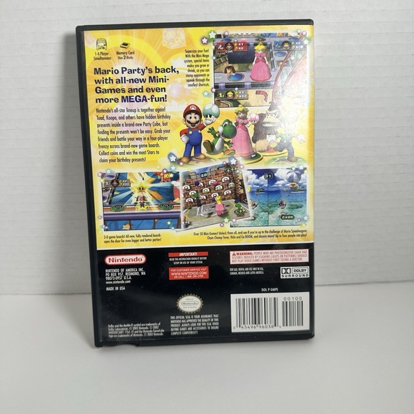 Nintendo Mario Party 4 Nintendo GameCube Complete with Manual and Case - Picture 4 of 7